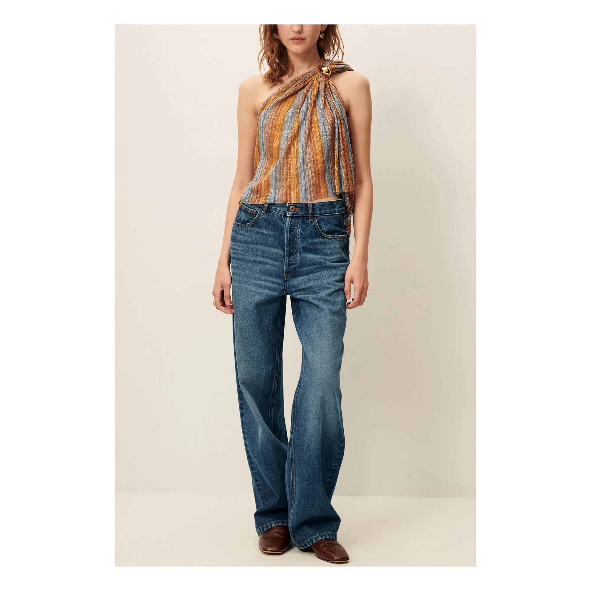 Sessùn - Luzio Metallic-Top | Blau