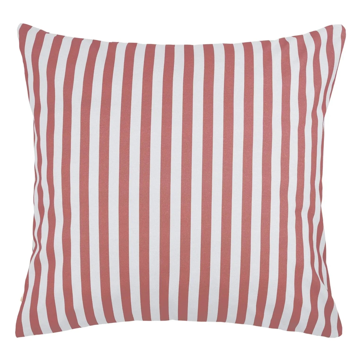 Nobodinoz - Kissenbezug Sheldon Stripes | Braun