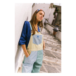 Favorite People - Sicilia Colour-Block Latzhose - Damenkollektion | Blau