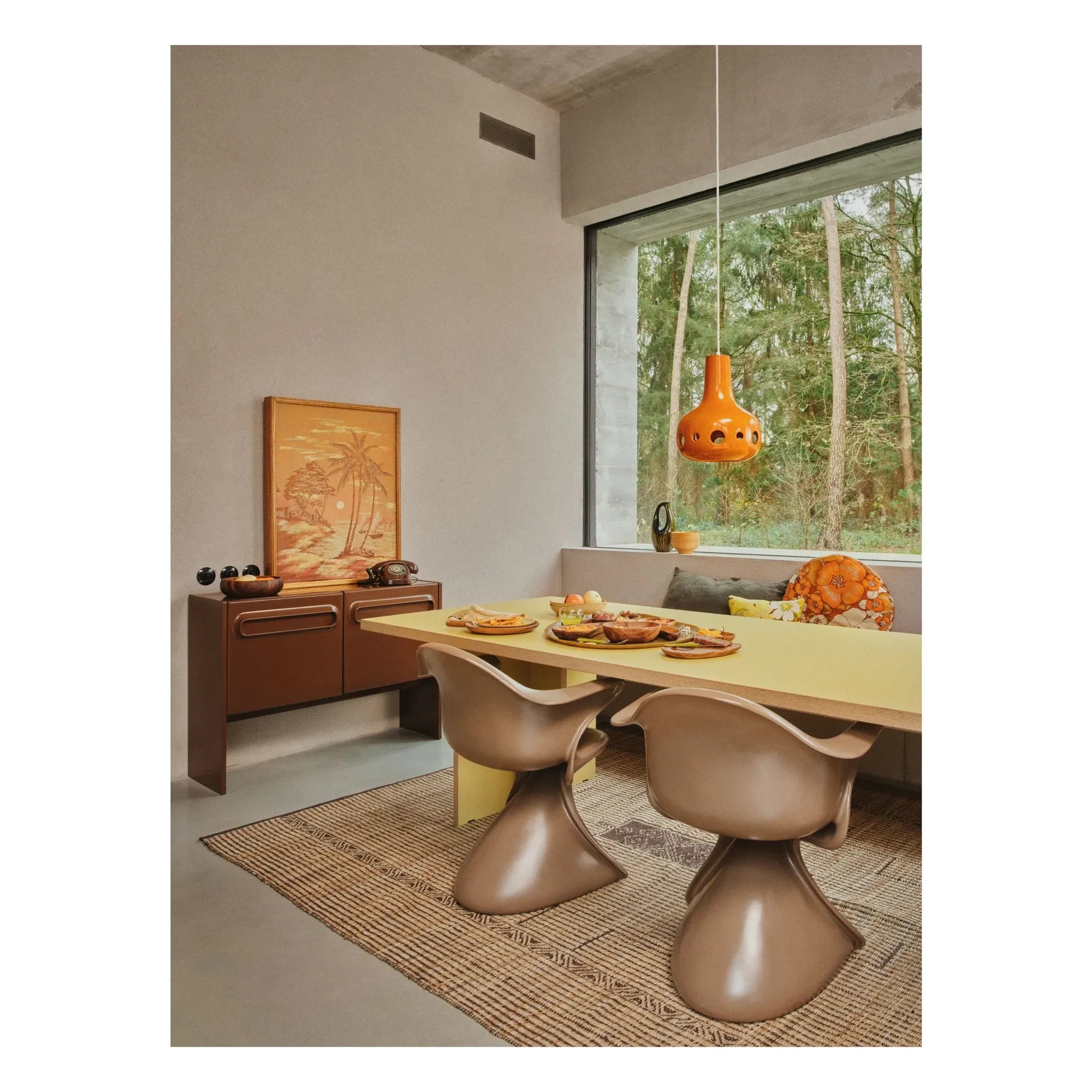 HKliving - Pendelleuchte | Orange