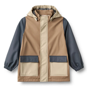 Weizen - Recycelte Faser wasserdichte Jacke | Beige