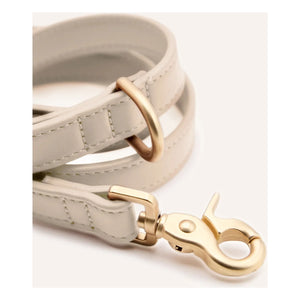 Cafide - Veganes Hundehalsband aus Leder | Beige