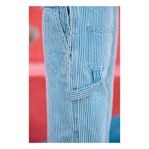 Bonton - Nope Gestreifte Latzhose | Blau