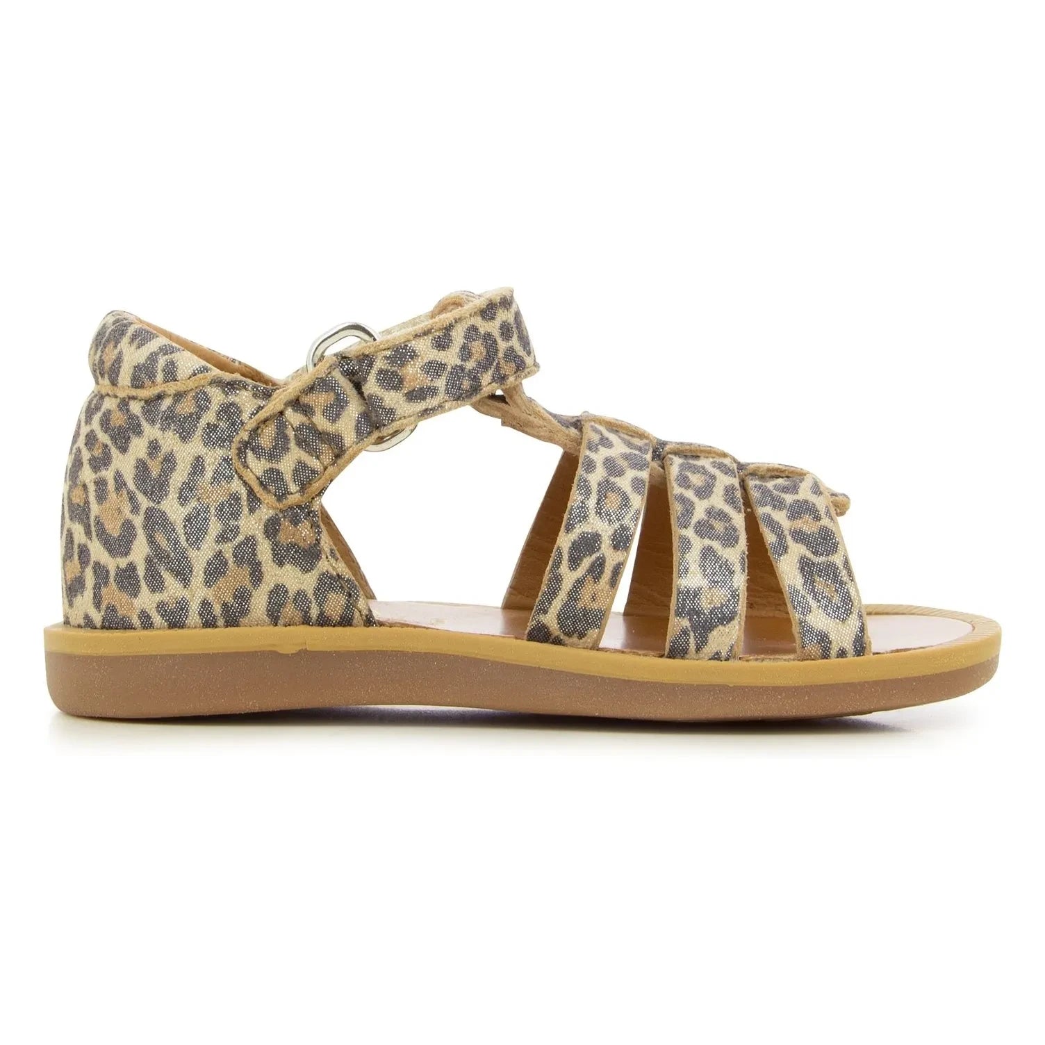 Pom d'Api - Poppy Sandalen mit Riemen | Leopard