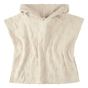 Petit Lem - Bio-Baumwolle Palm Beach Poncho | Beige