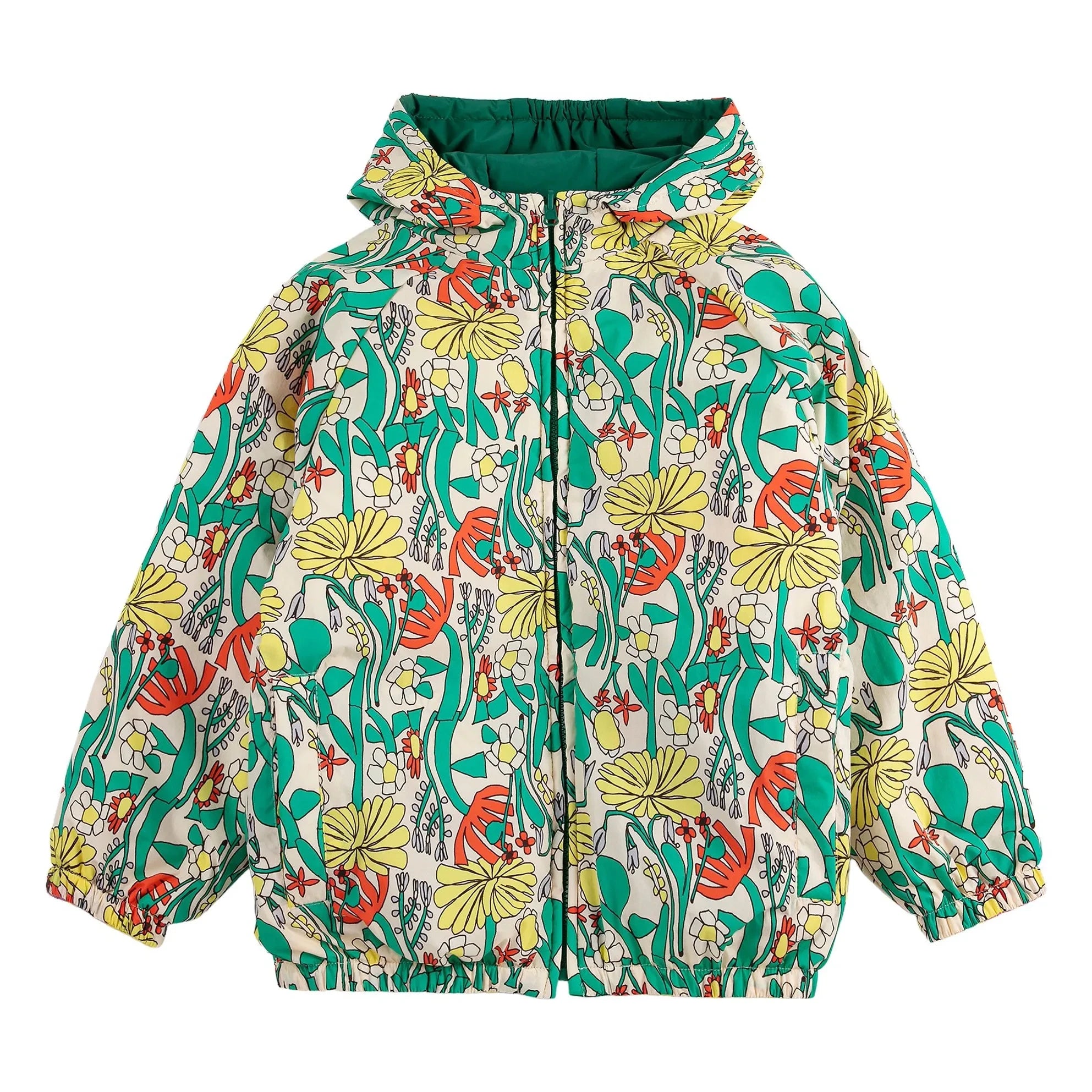 Bobo Choses - Farbblock Wendejacke aus recycelter Faser | Gelb