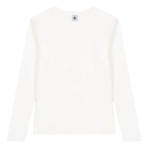 Petit Bateau - Das ikonische Langarmshirt - Damenkollektion | Weiß