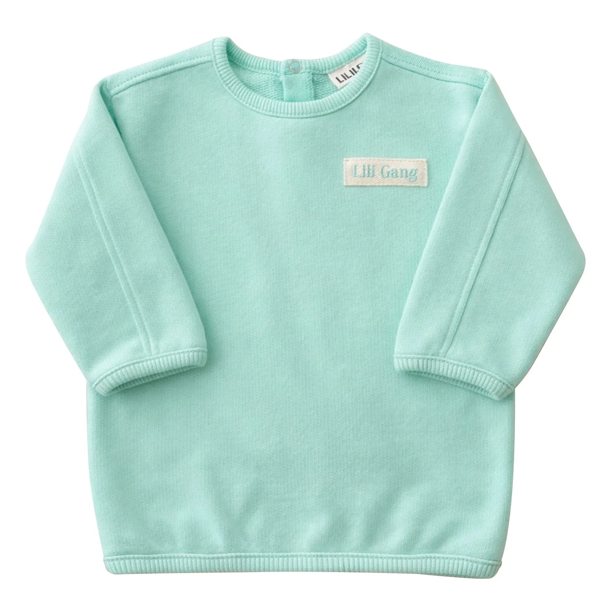 Lililotte - Solal Bio-Baumwoll-Sweatshirt | Minzgrün