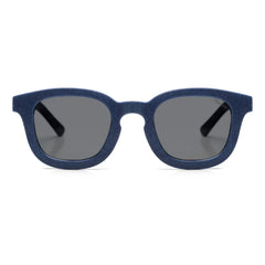 Cream - Eckige Sonnenbrille | Marineblau