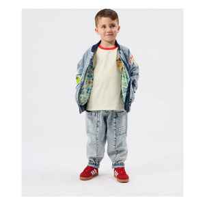 Goldie + Ace - Denim Ceket - Goldie + Ace x Schtroumpfs | Mavi