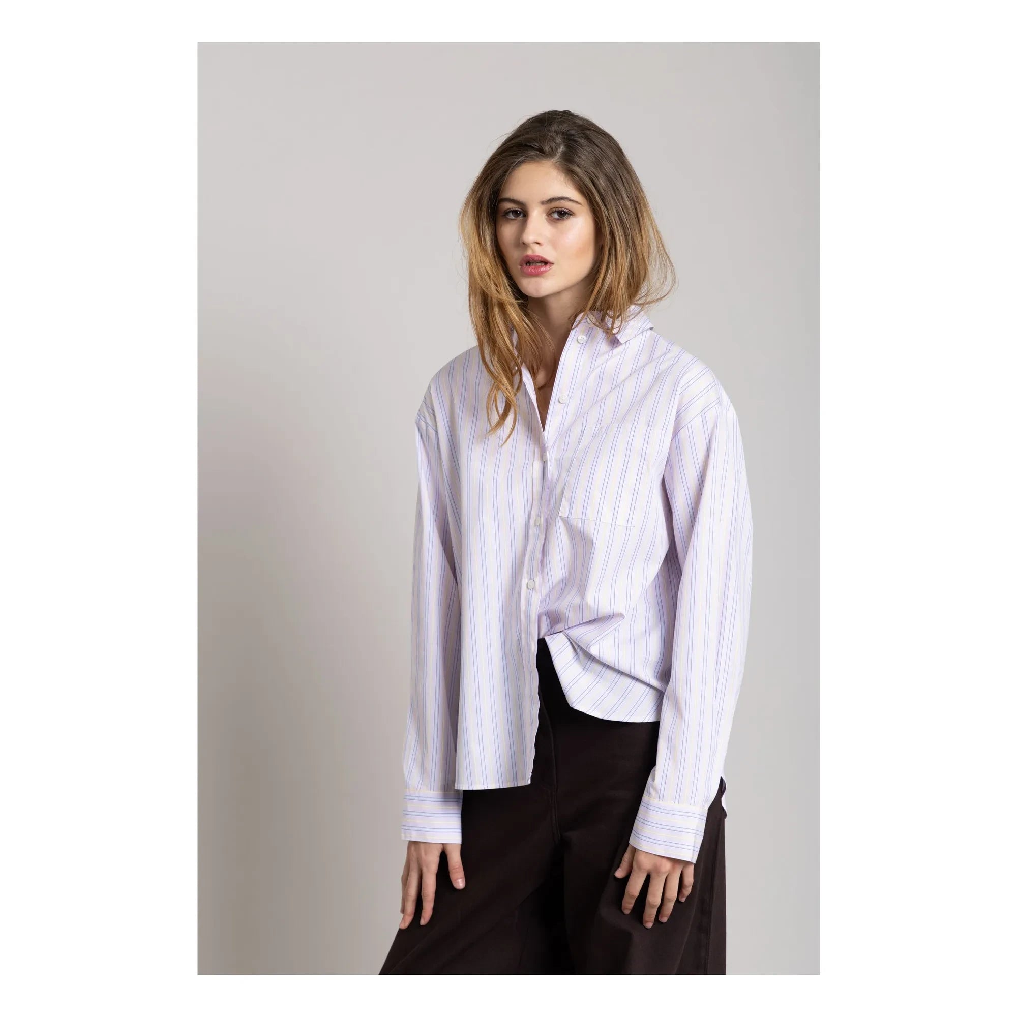 Smallable Woman - Kanel Gestreiftes Hemd | Lila