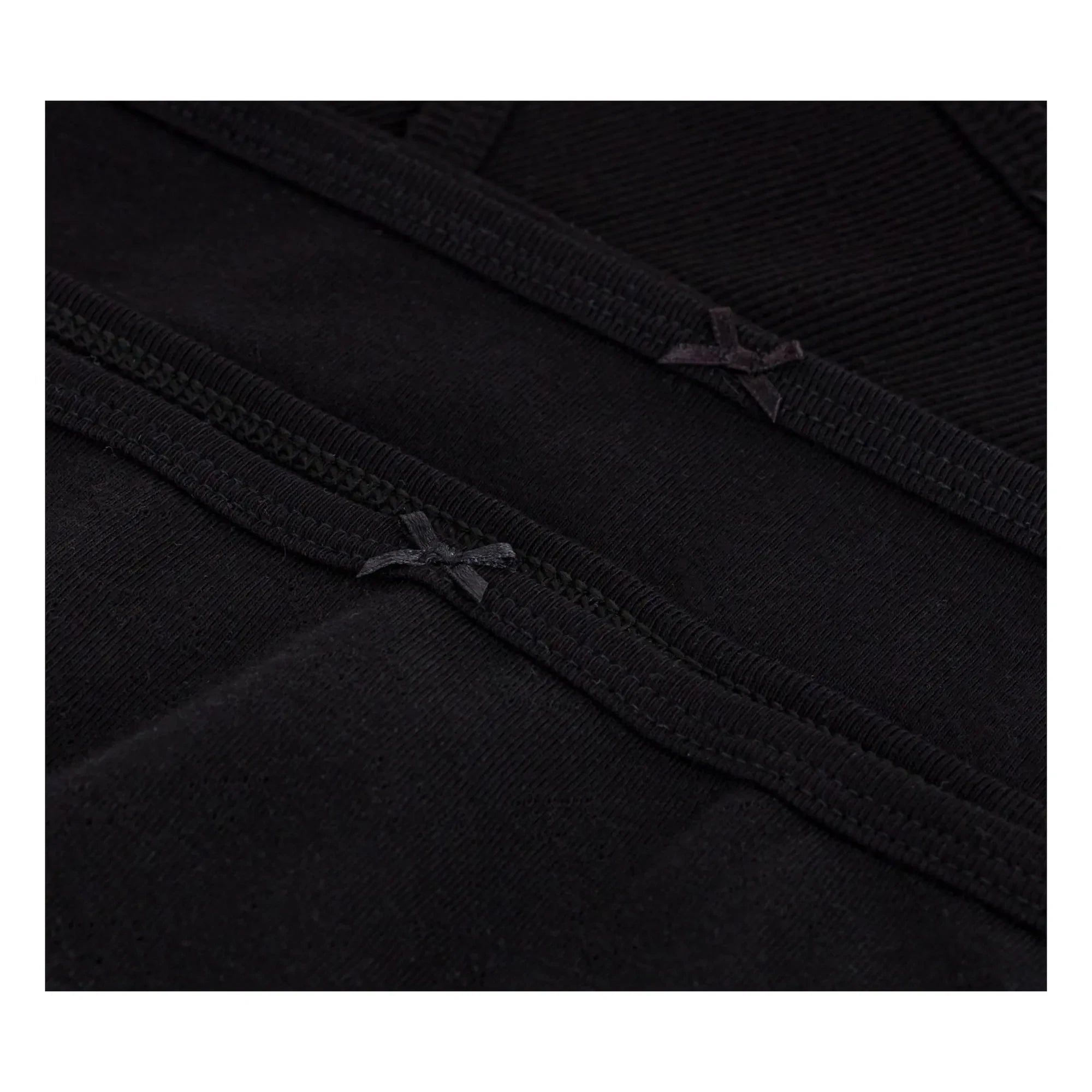 Petit Bateau – Packung mit 3 Slips aus Bio-Baumwolle | Schwarz