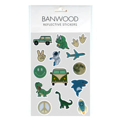 Banwood - Yansıtıcı Çıkartmalar - Dinolar