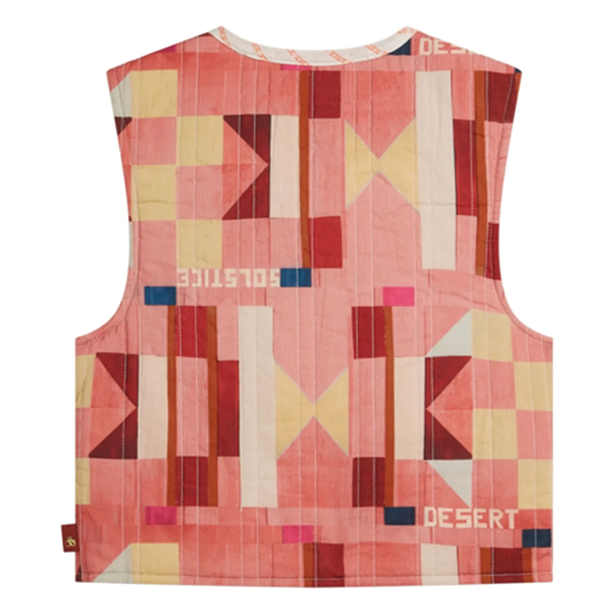 Scotch & Soda – Geometrische Wende-Weste | Rosa
