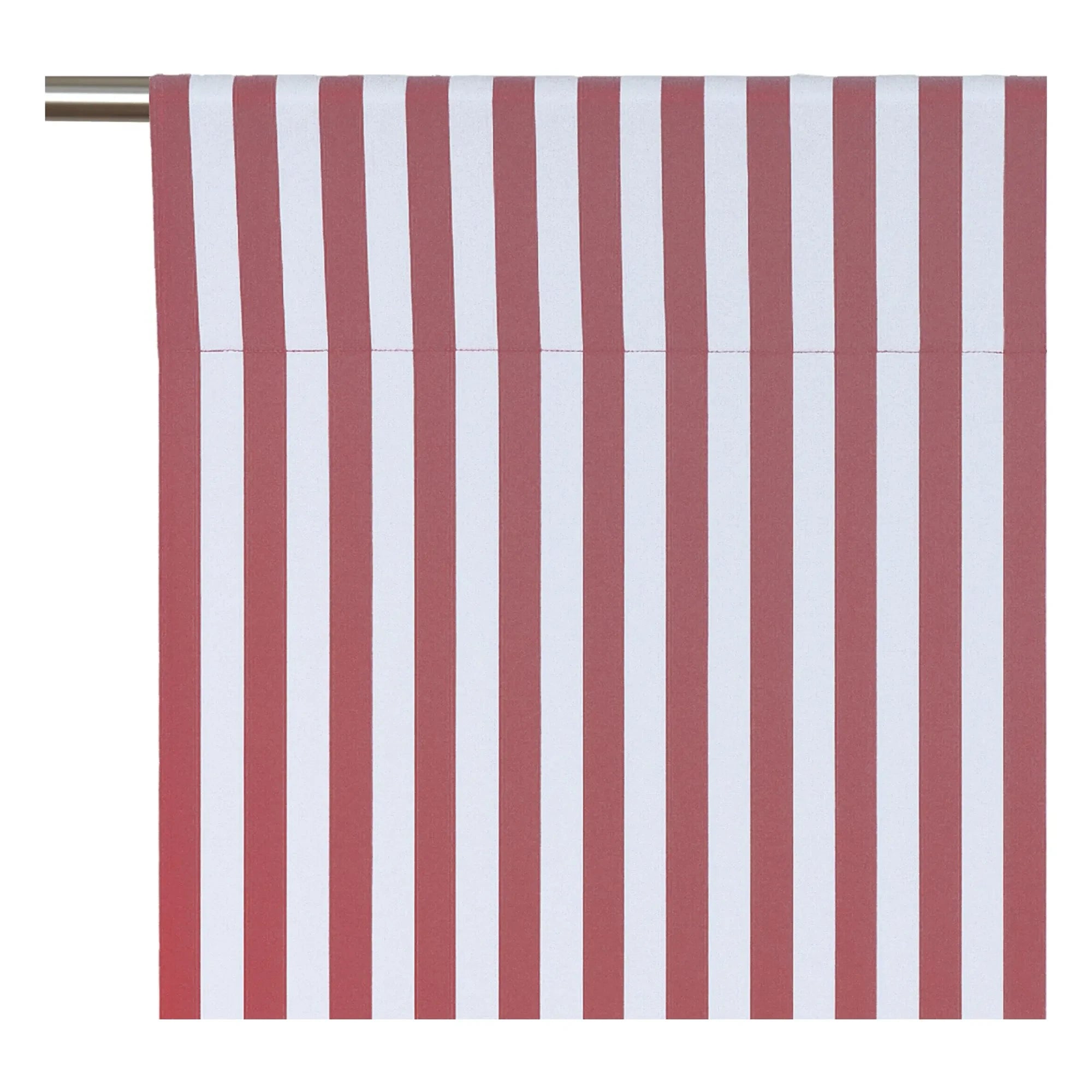 Nobodinoz - Wendy Stripes Baumwoll-Voile-Vorhang | Braun