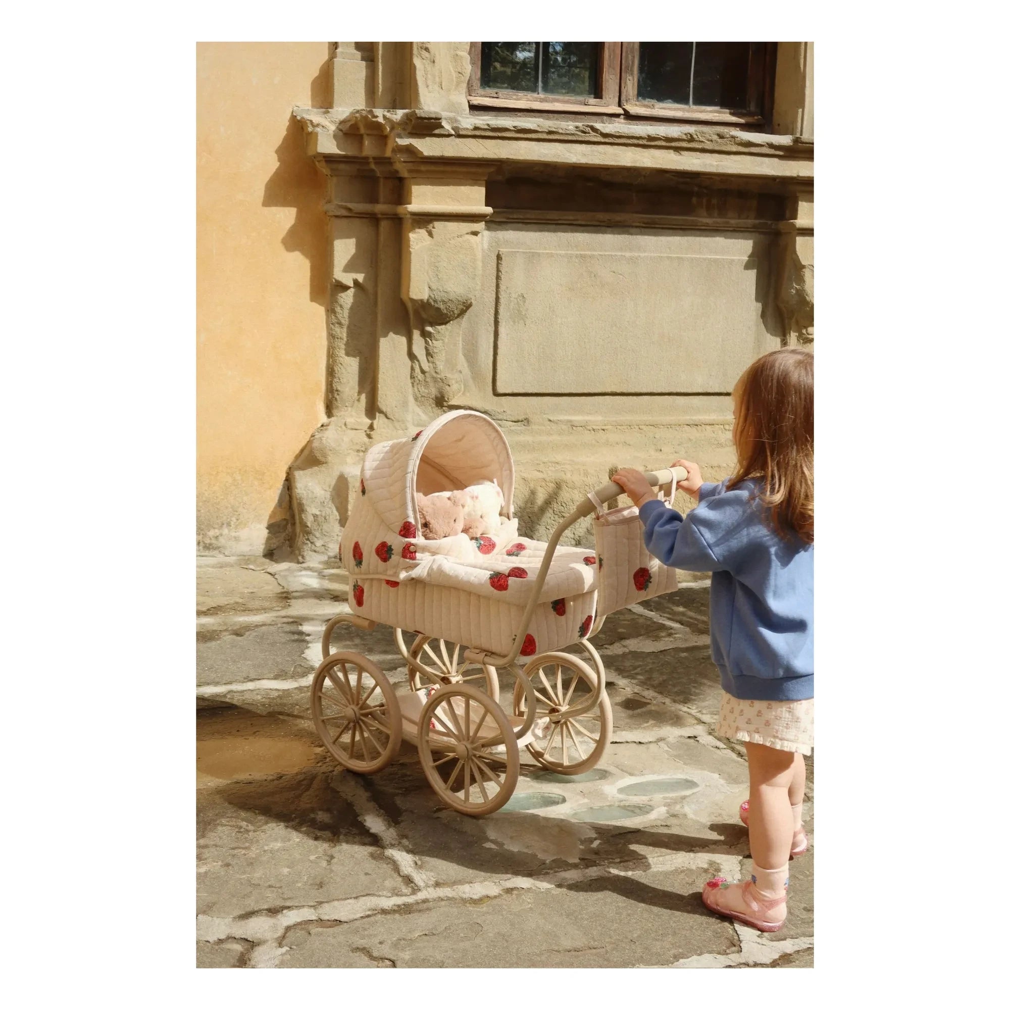 Konges Sløjd - Minnie Strawberry Kinderwagen | Beige