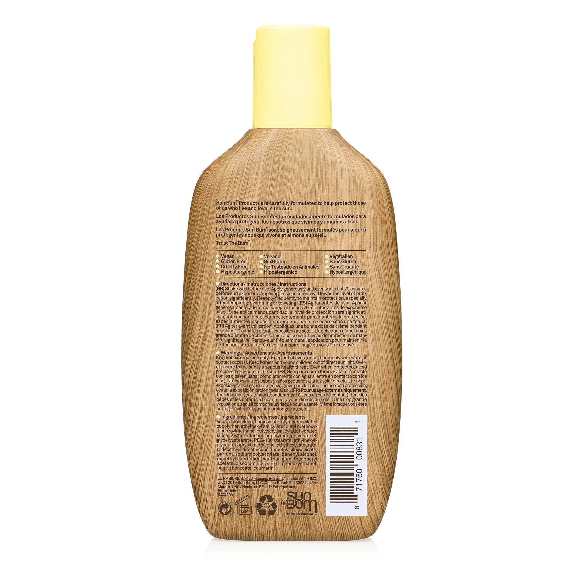 Sunbum - Original Body Sonnencreme LSF50 - 237ml