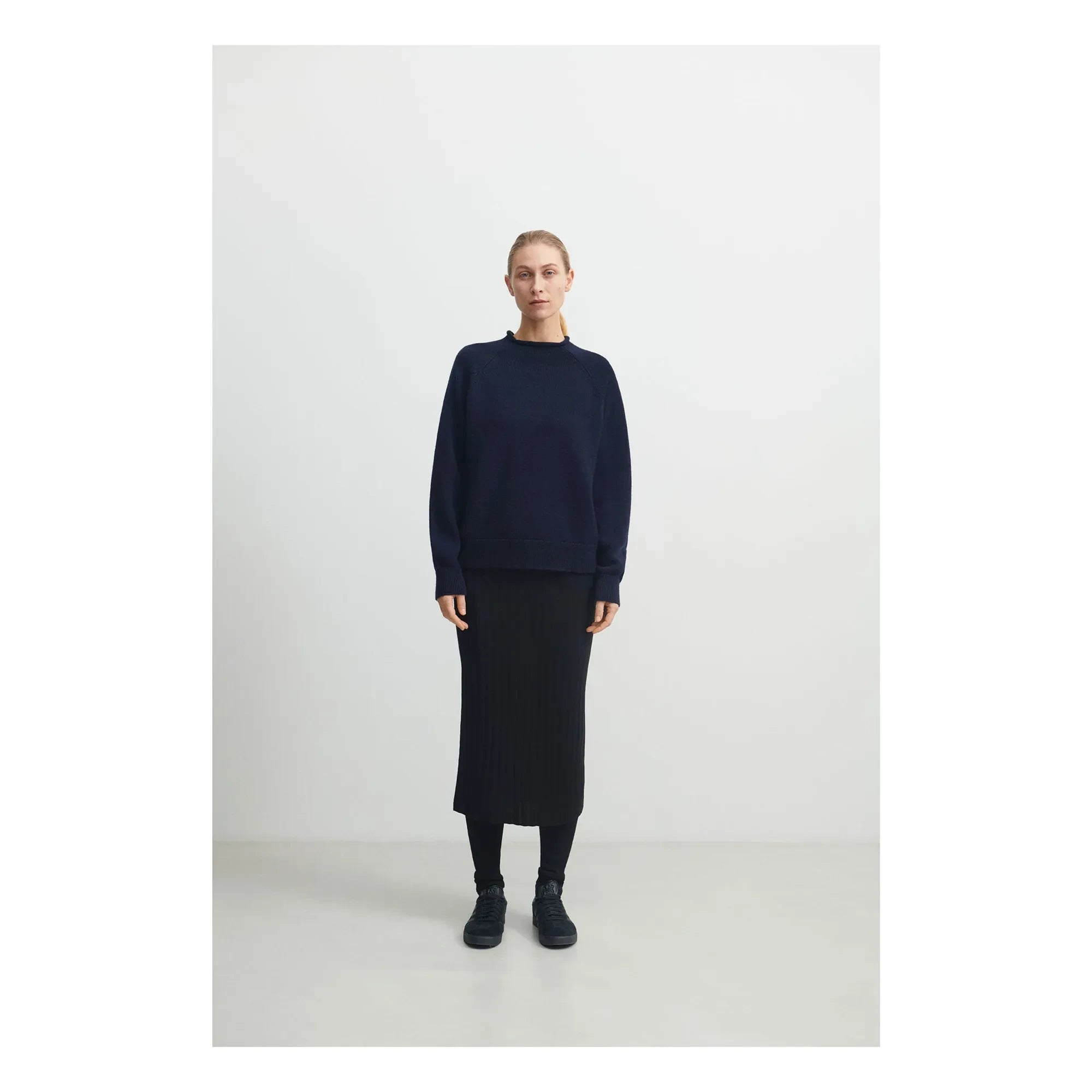 FUB - Pullover aus Merinowolle - Damenkollektion | Marineblau