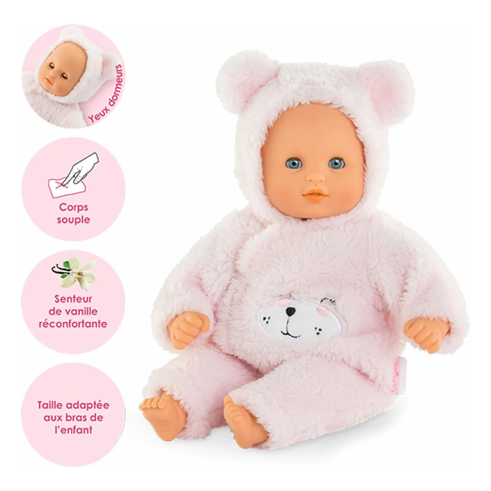 Corolle - Mein erstes Baby - Weichbär und Zubehör | Blassrosa