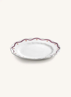 Serax - Charly Wellenmuster Dessertteller - 2er Set | Lila