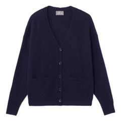 Bompard – Oversize Kaschmirweste | Marineblau