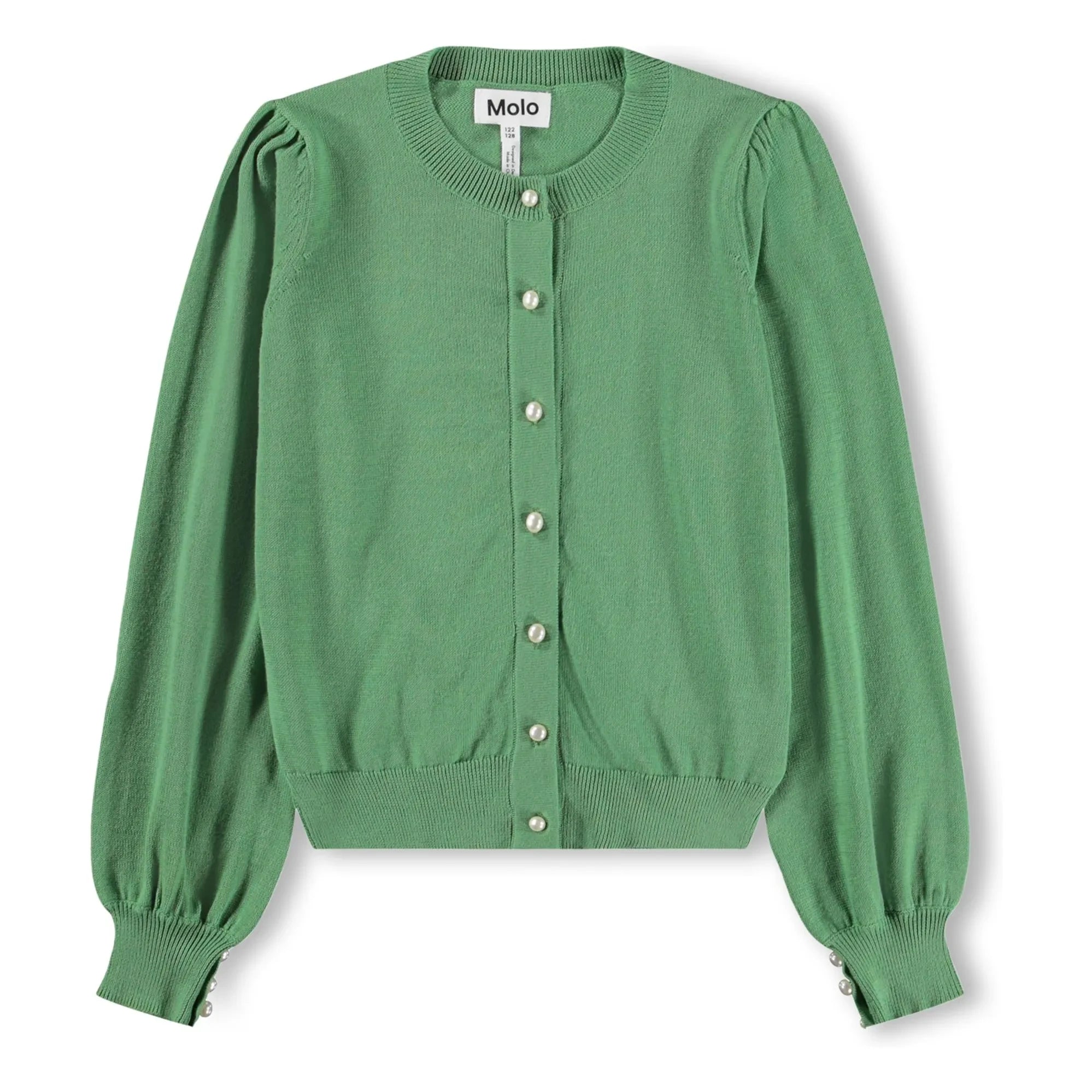 Molo – Guinevere Bio-Baumwollstrickjacke | Grün
