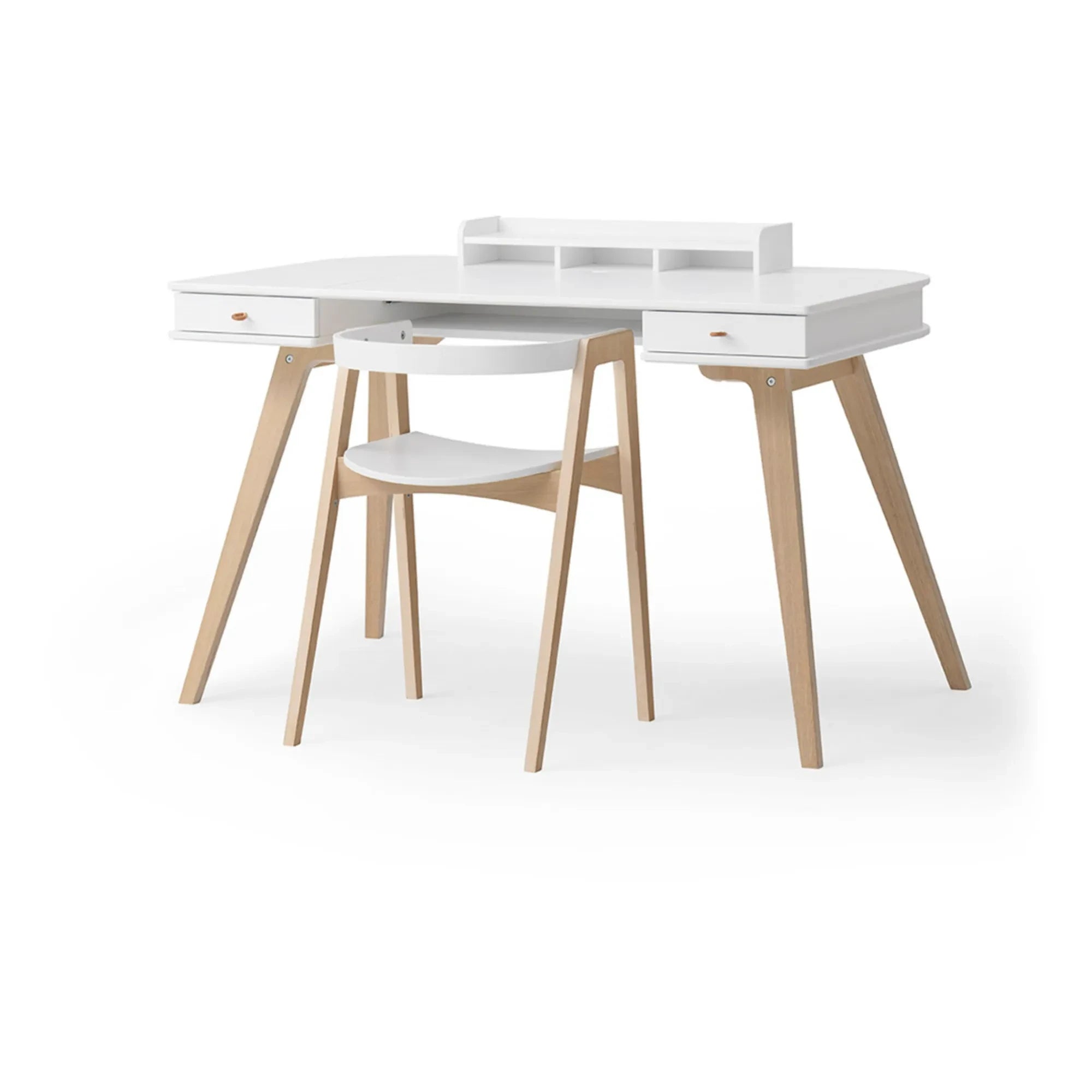 Oliver Furniture - Ahşap Masa ve Sandalye, 72 cm | Beyaz