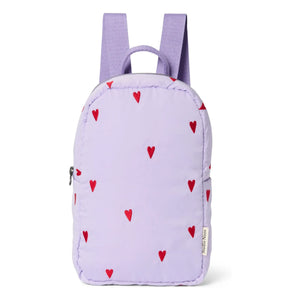 Studio Noos - Puffy Hearts Rucksack | Lila
