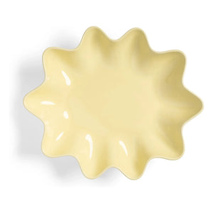 &Klevering - Sonnenstein Keramikteller | Blassgelb