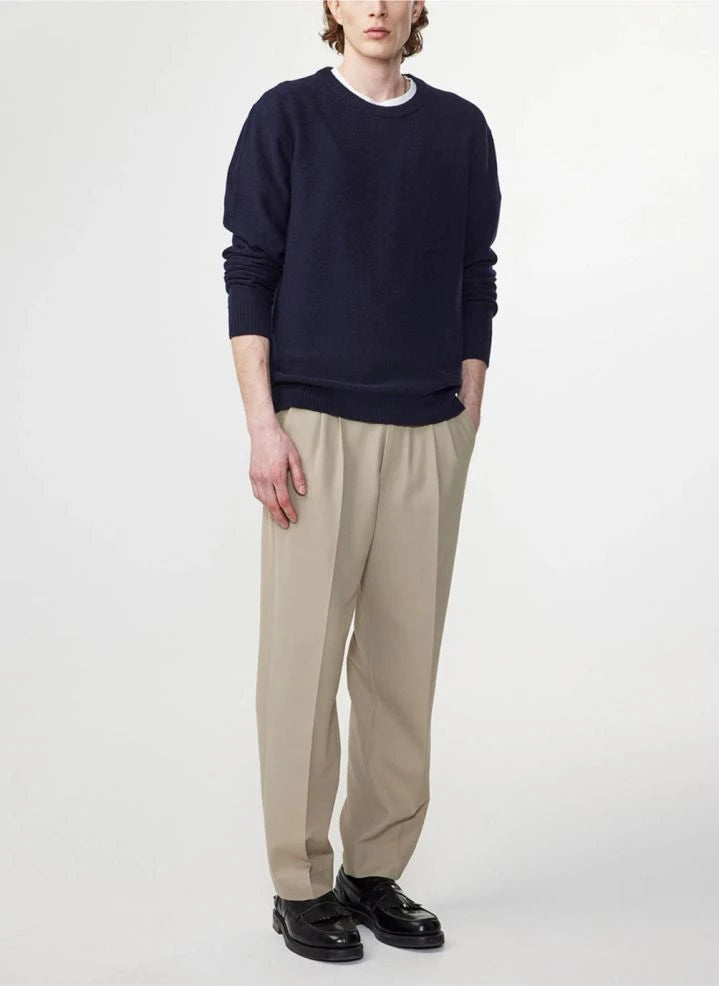 NN.07 - Nigel 6585 Recycling-Wollpullover | Dunkelblau