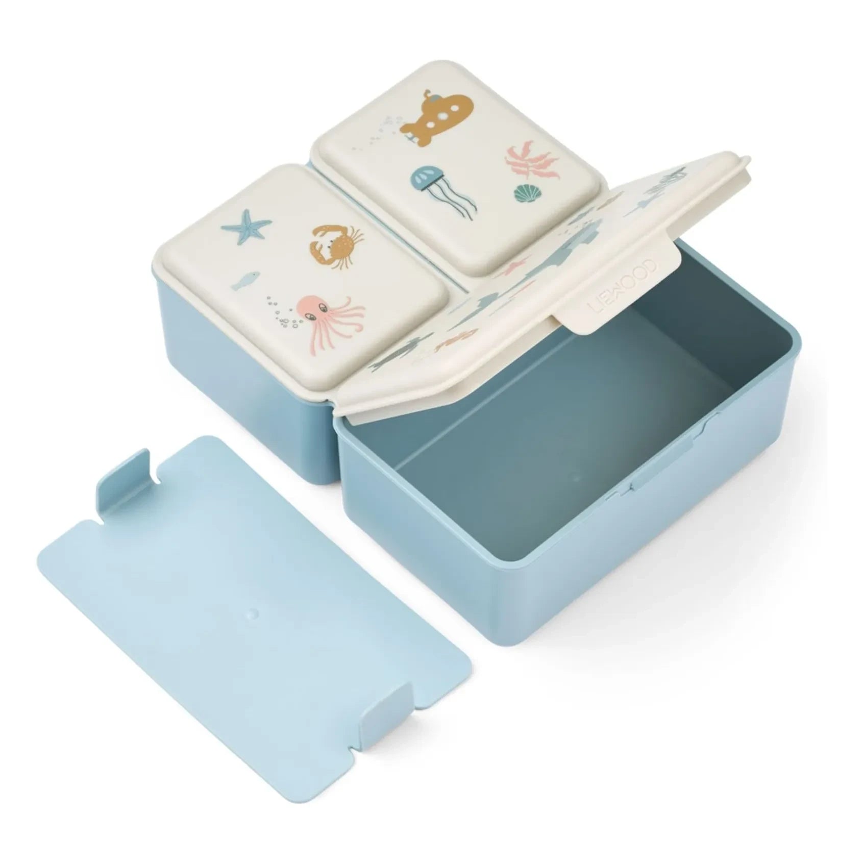Liewood - Driss Lunchbox | Meerestiere/Sandfarben