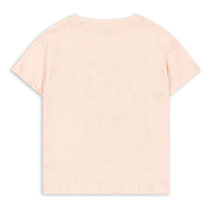 Konges Sløjd - Era Chat T-Shirt Leinen und Bio-Baumwolle | Rosa
