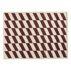Hay - Shift Kelim Teppich | Bordeaux
