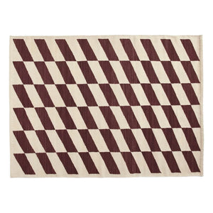 Hay - Shift Kelim Teppich | Bordeaux