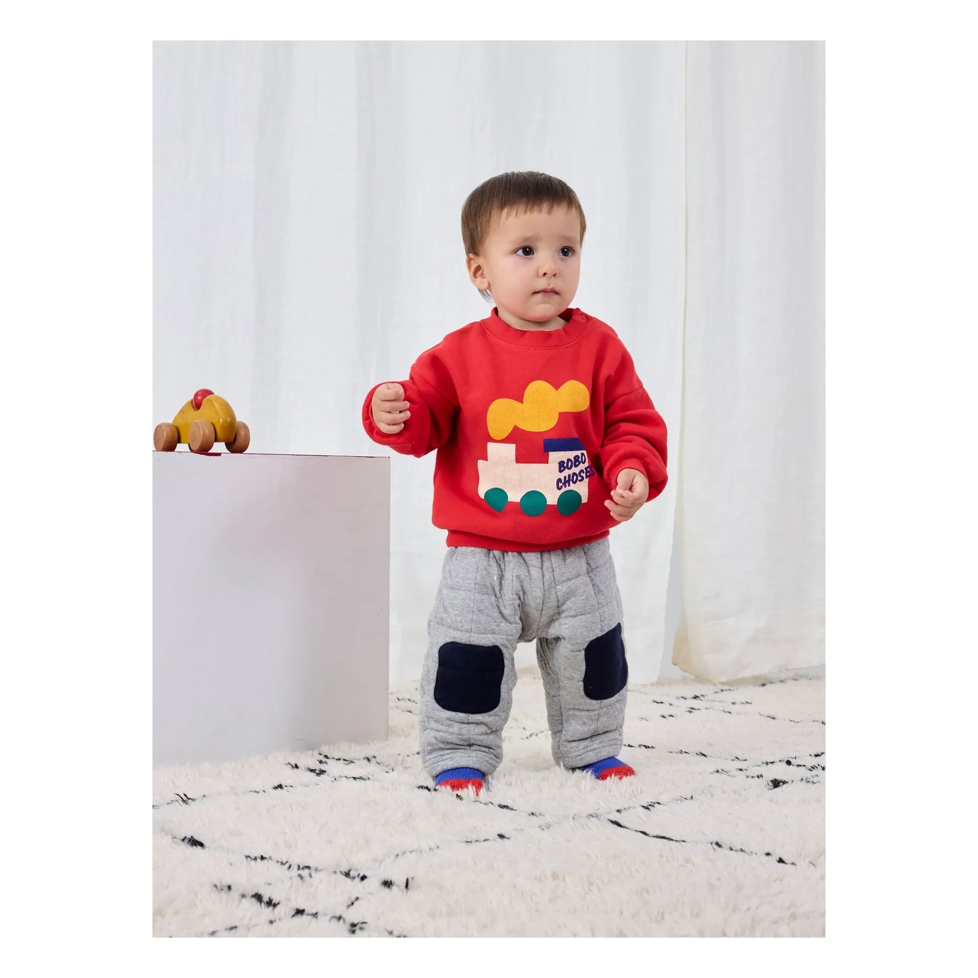 Bobo Choses - Sweat Train Bio-Baumwolle | Rot