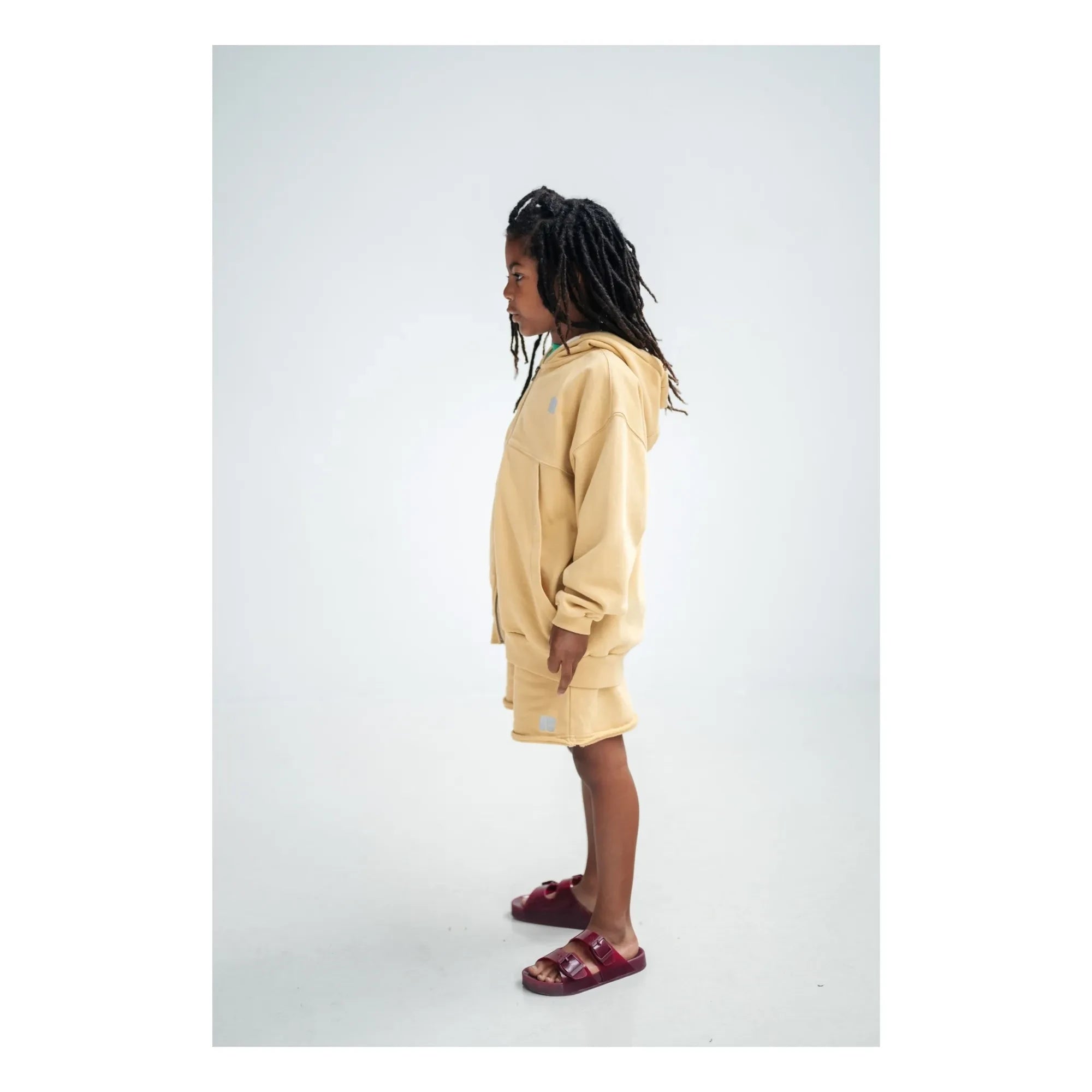 Repose AMS - Jogger-Shorts aus Bio-Baumwolle R | Gelb
