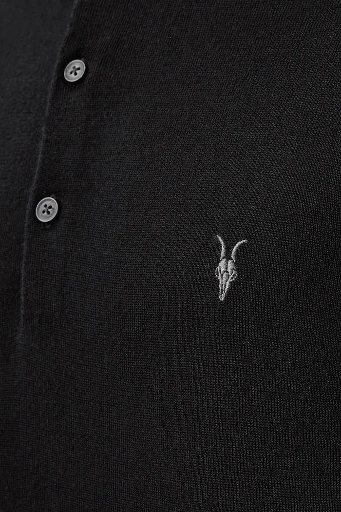 AllSaints Erkek Yün Yakalı Tişört MODE