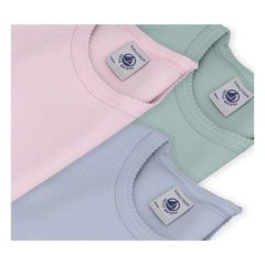 Petit Bateau - 3er Pack Kokot T-Shirt-Set | Rosa