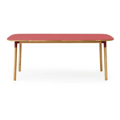 Normann Copenhagen - Form Esstisch Rechteckig 95x200 cm | Rot