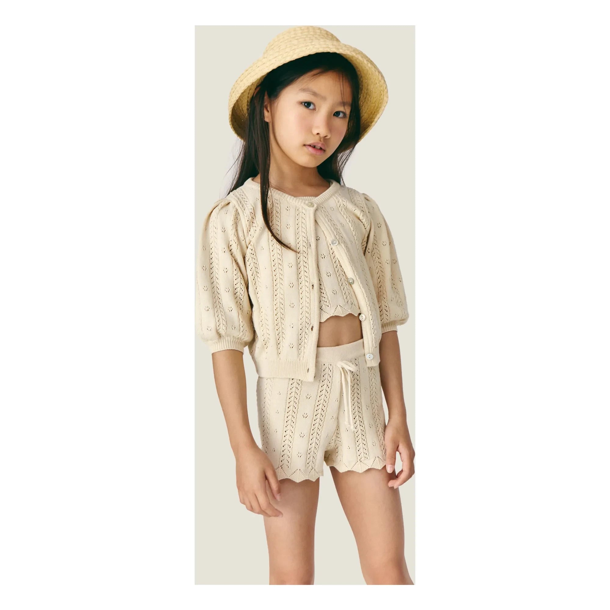 Mipounet - Nilda Strickjacke | Ecru