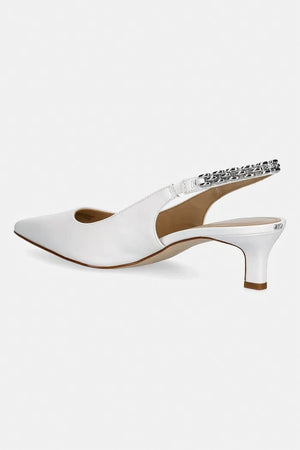 MICHAEL Michael Kors Marcia Kitten Sling Pump Deri İnce Topuklu Ayakkabı