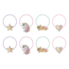Mimi & Lula – Einhorn-Haarspangen-Set, 8 Stück | Rosa