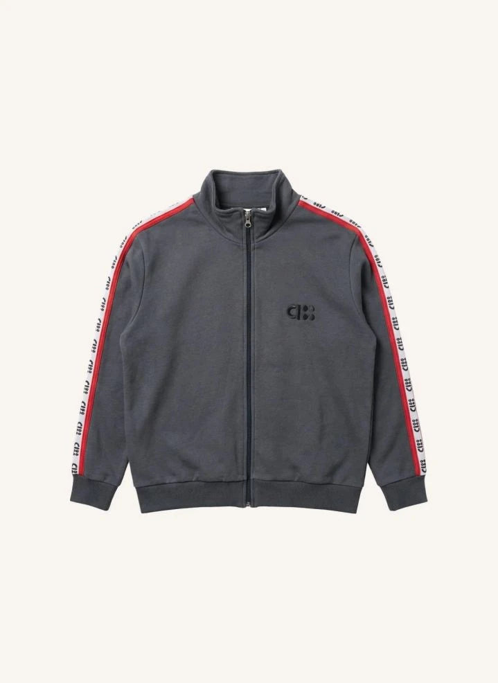 Cos I Said So - Logo-Reißverschlussjacke | Kohlegrau