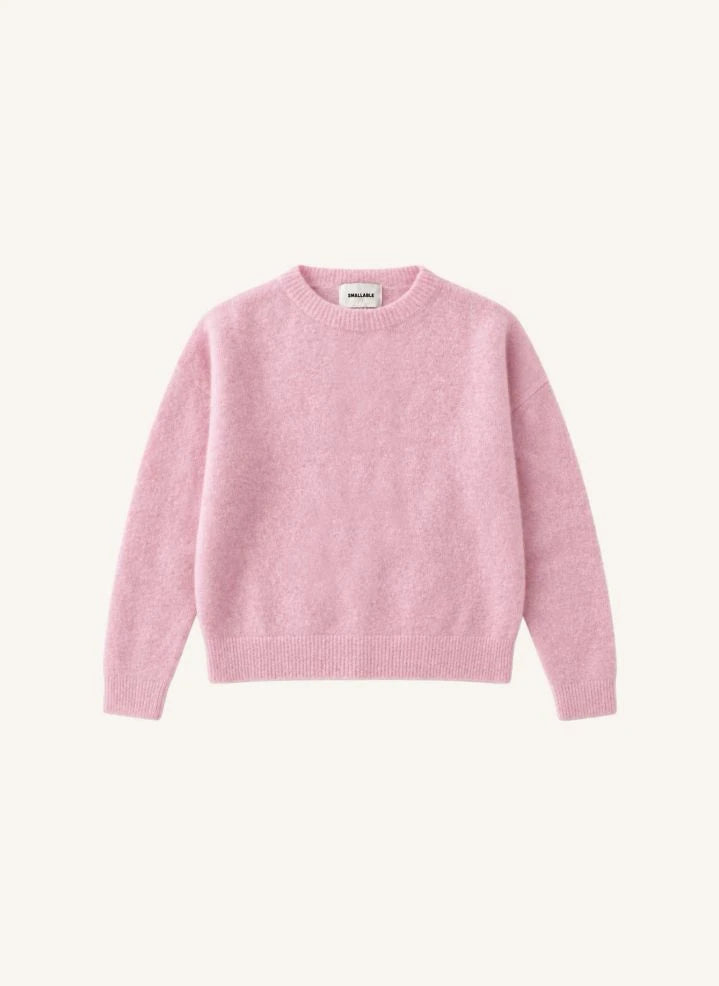 Smallable Woman - Bertille Alpaka-Wollpullover | Verblasstes Rosa