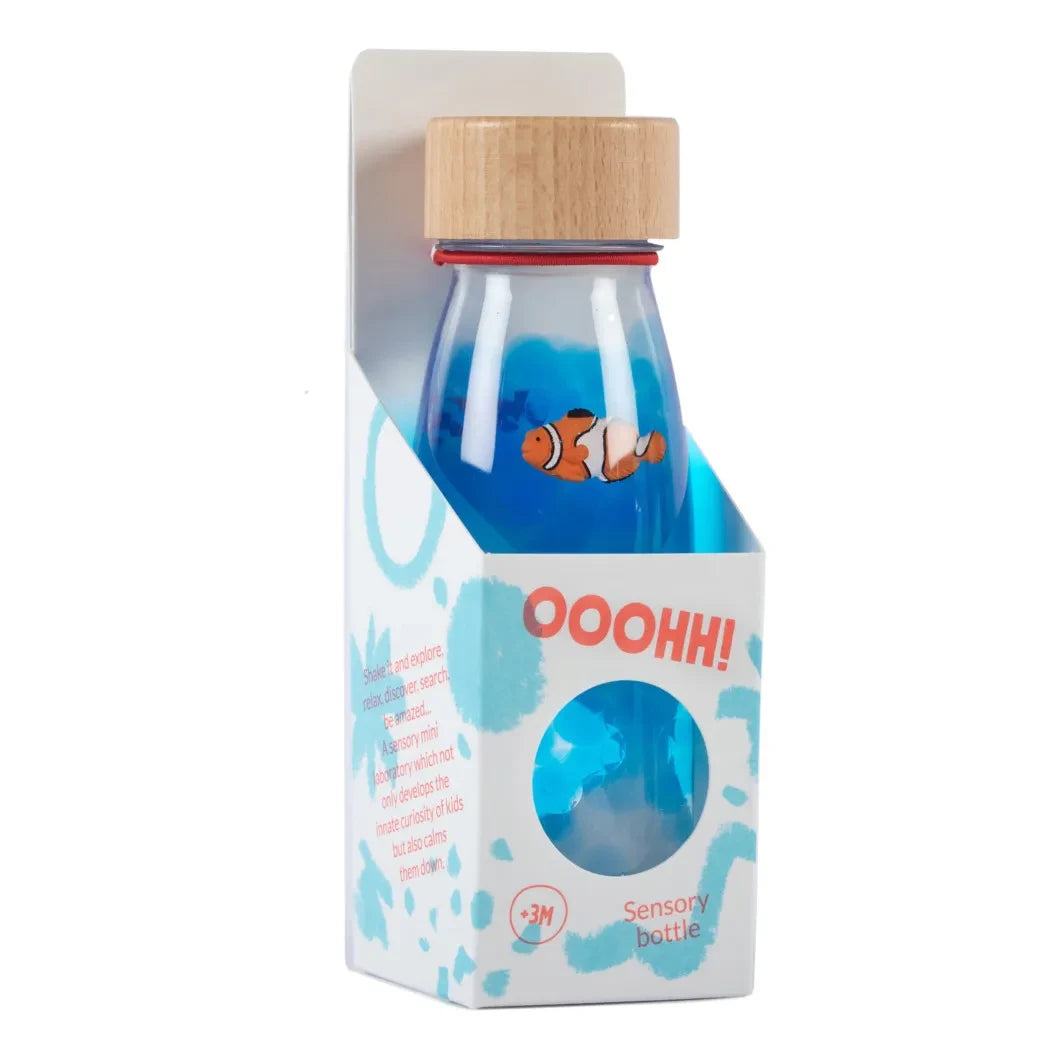 Petit Boum - Fisch-Sinnesflasche | Blau