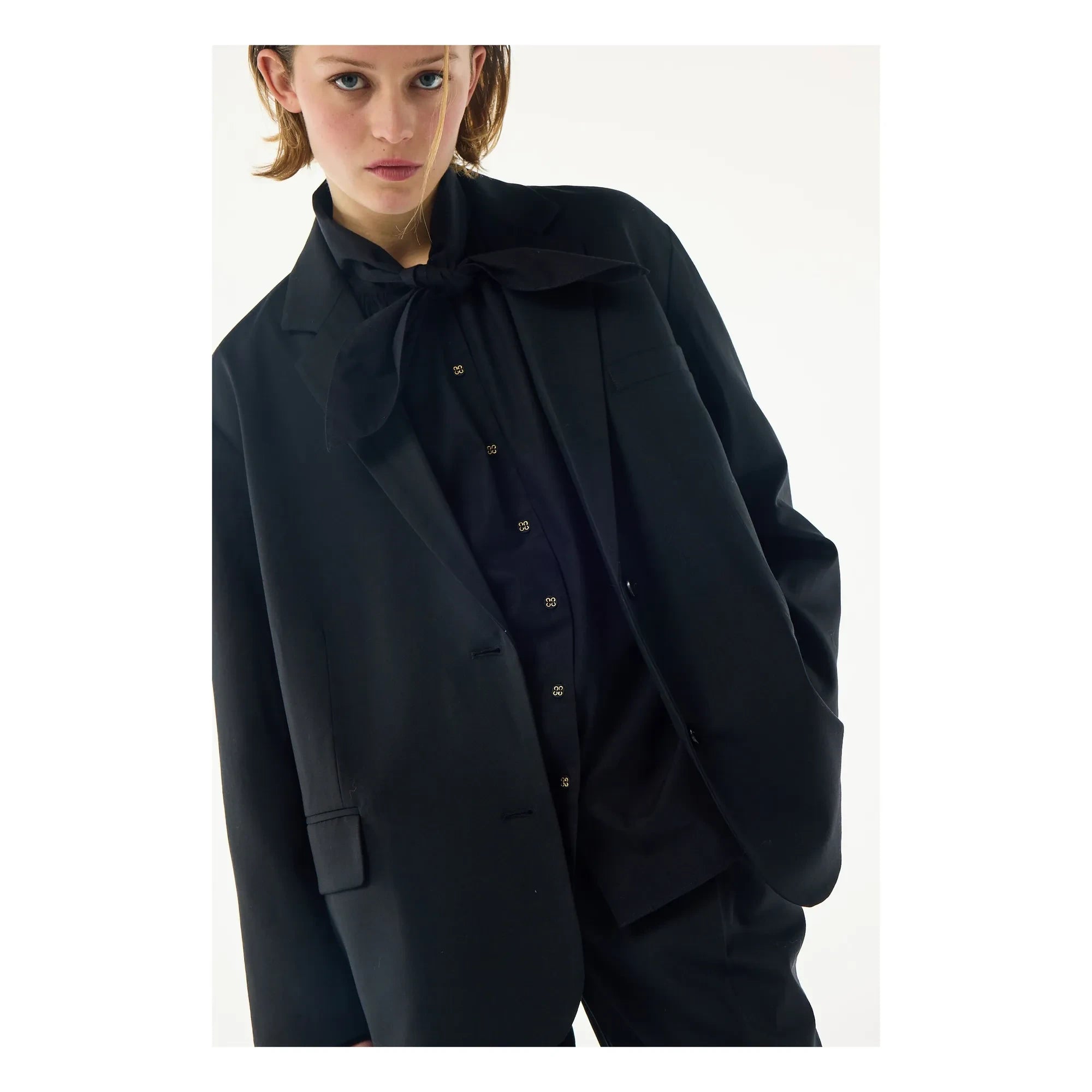 BELLEPIECE - Tailoring London Reine Wolljacke | Schwarz