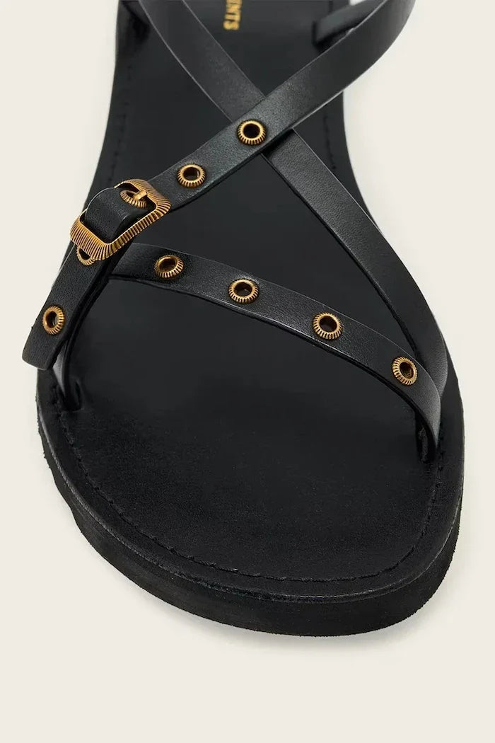 AllSaints kadın deri sandalet Tyla Eyelet Sandal