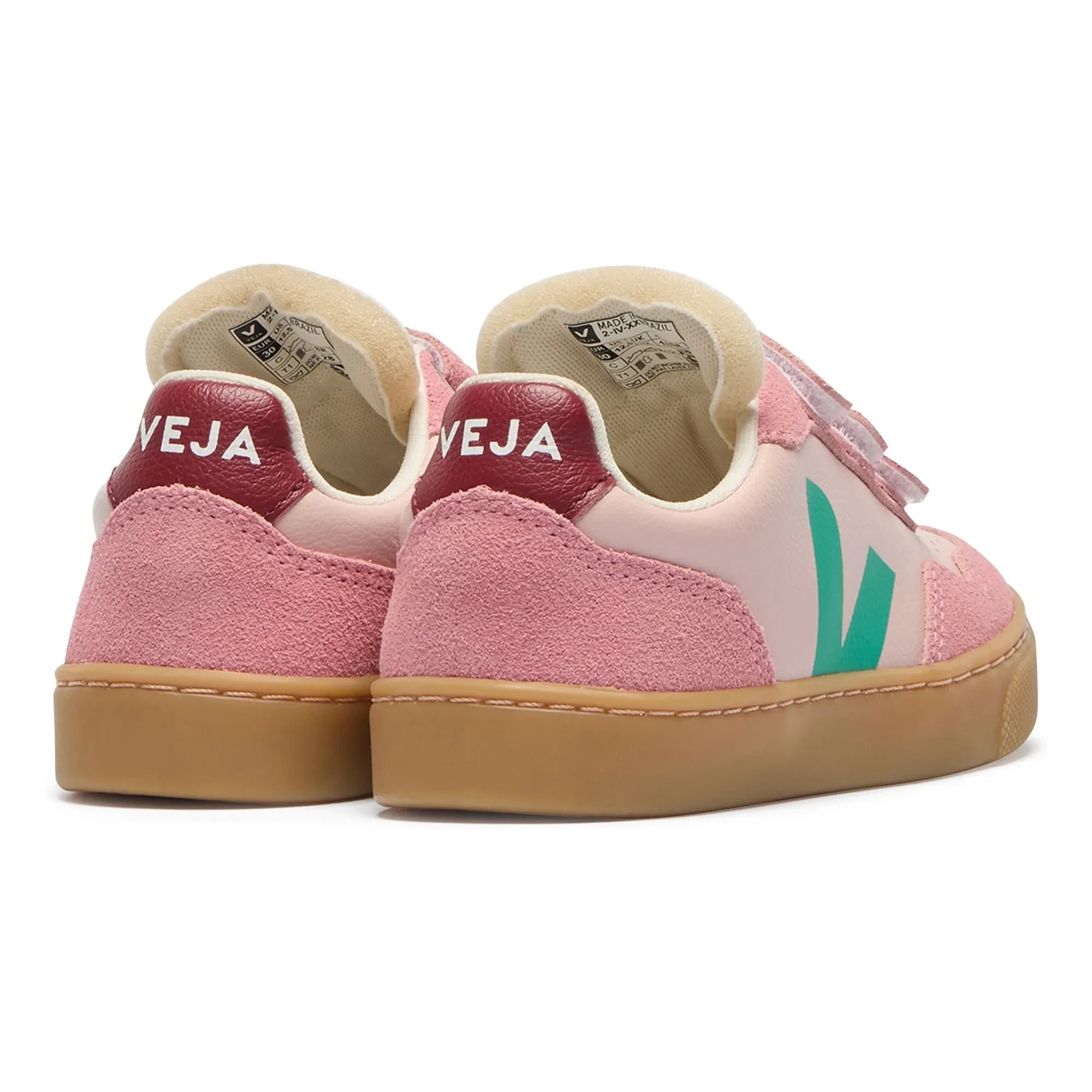Veja - Kratzer an den Sneakern Small V-90 Leder O.T. | Rosa