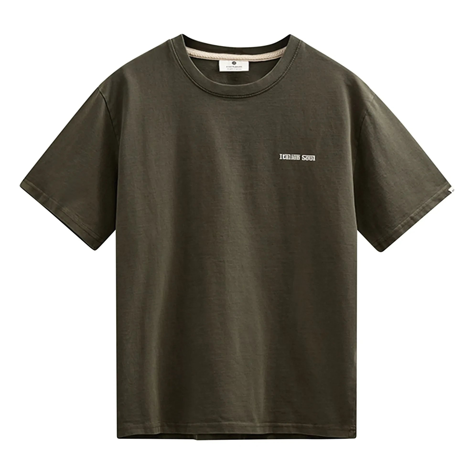 Anerkjendt - Akvillads italienisches T-Shirt | Dunkelgrün