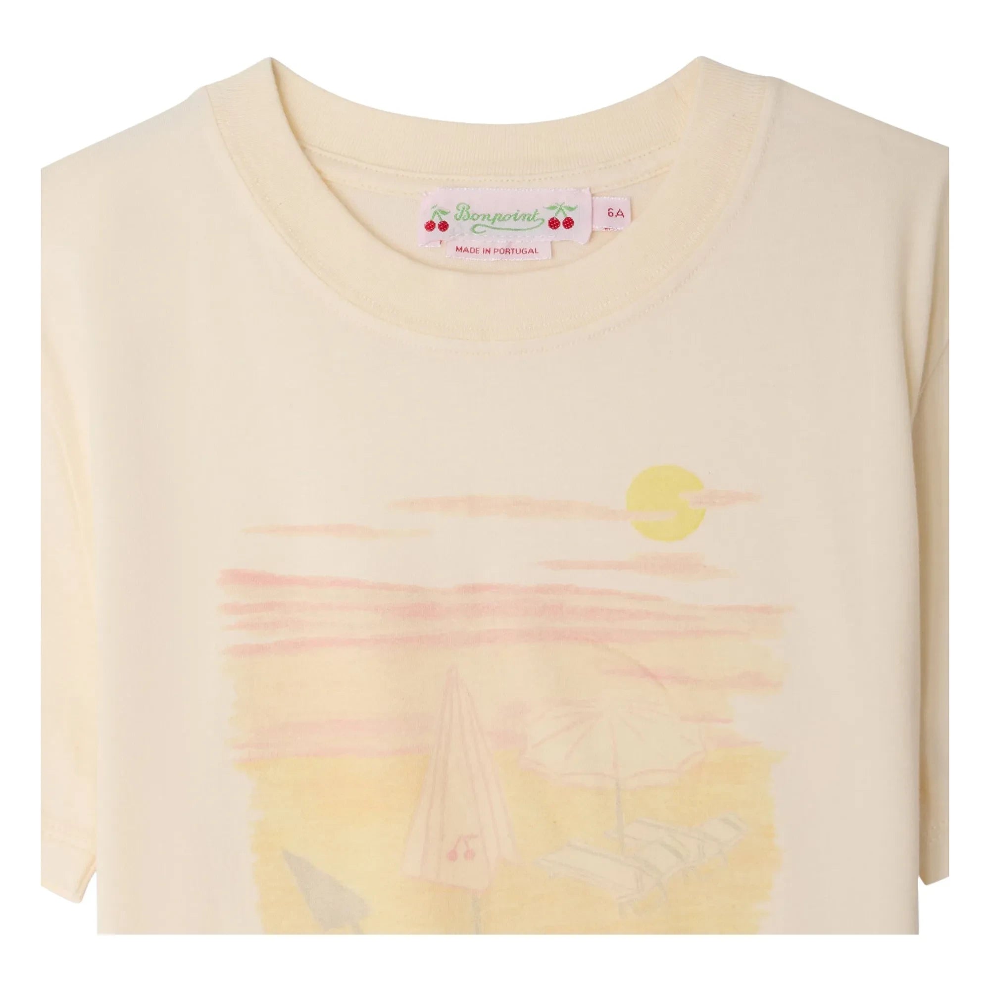 Bonpoint - Thida T-Shirt aus Bio-Baumwolle | Ecru